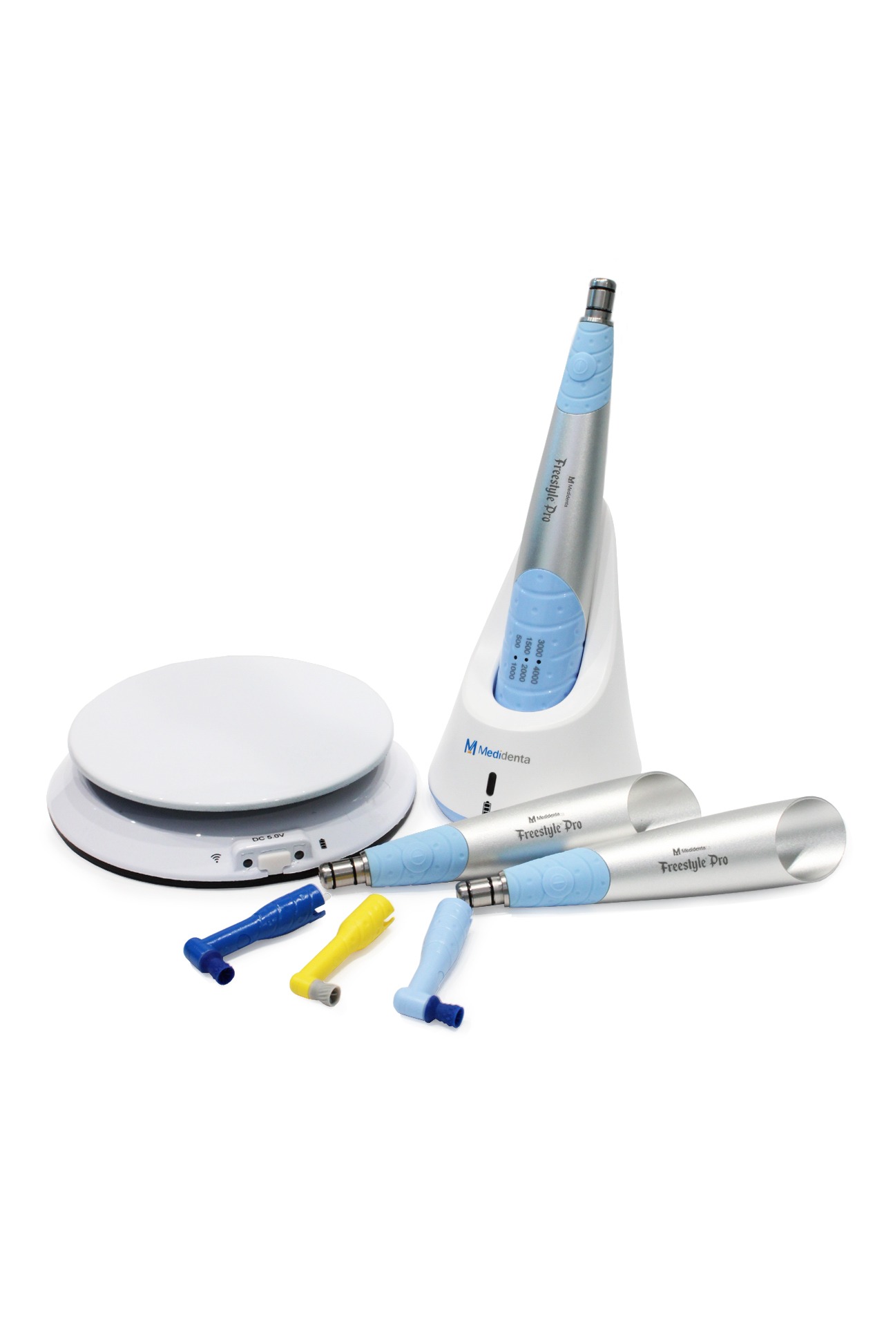 thumbnail image 2 of AZDENT Cordless Dental Prophy Handpiece – 3-Speed With 2 Prophy Angles, 360° Swivel 2 of 6