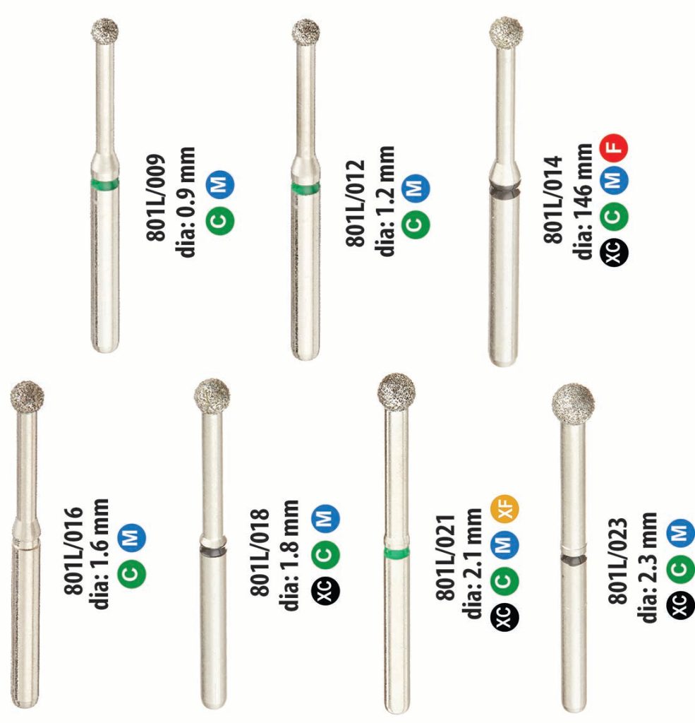 Crosstech Premium Diamonds-ROUND W/SURGICAL L. - Dental Conduit