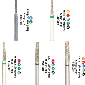 Crosstech Premium Diamonds-FLAT END TAPER 847